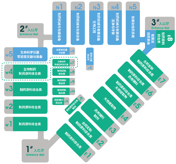 展馆分布图 展馆分布图